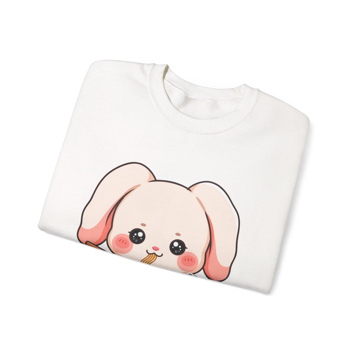 Kawaii Ramen Bunny Sweatshirt for Cute Foodie Fans