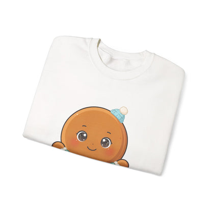 Kawaii Gingerbread Sweatshirt, Cute Christmas Crewneck