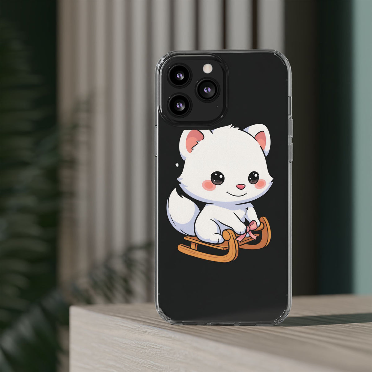 Kawaii Arctic Fox Phone Case for Cute Animal Lovers