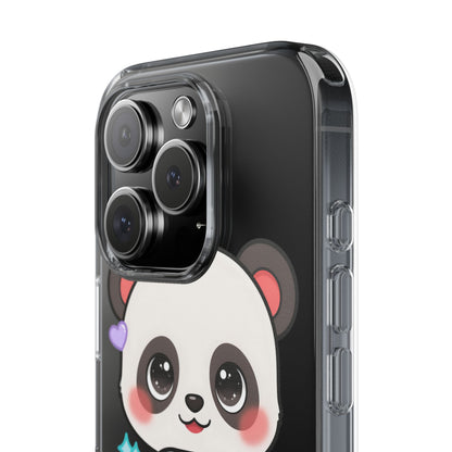 Gamer Panda Clear Impact-Resistant Phone Case