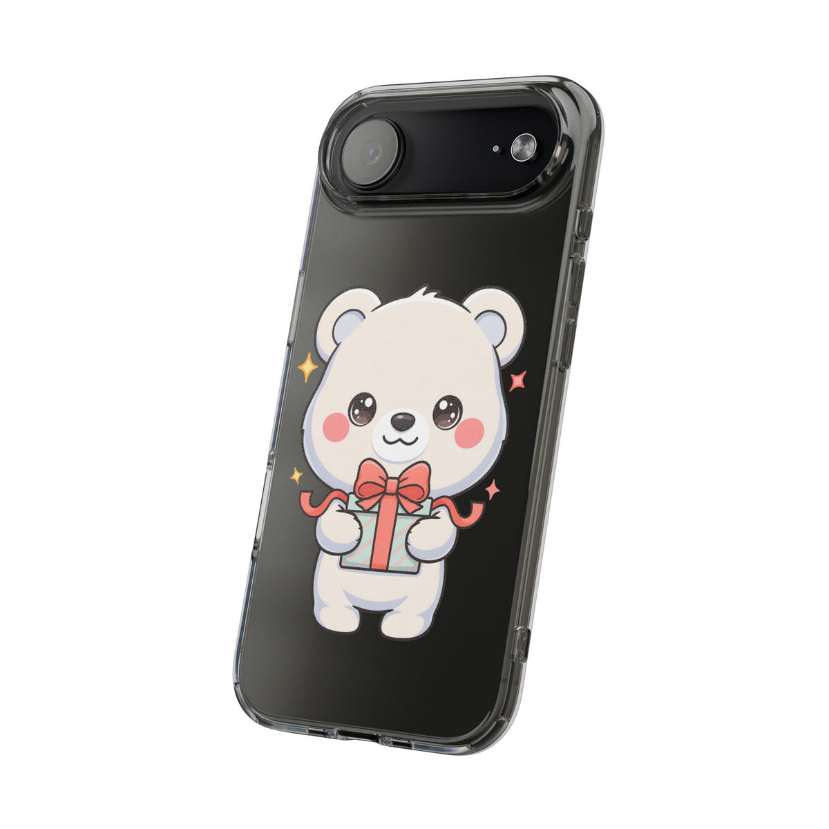 Kawaii Polar Bear Gift Phone Case for Holiday Gifting