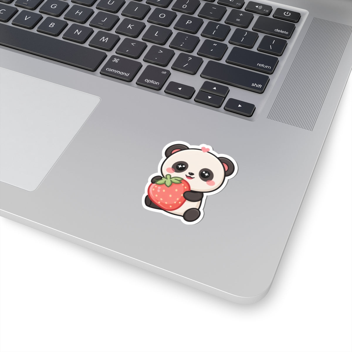 Kawaii Panda Strawberry Sticker for Sweet Little Joys