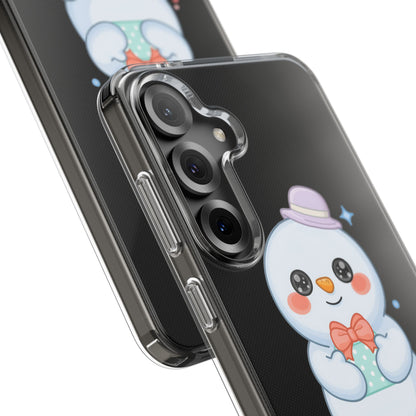 Kawaii Snowman Phone Case for Cheerful Winter Days