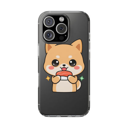Kawaii Shiba Inu Phone Case for Sushi Lovers