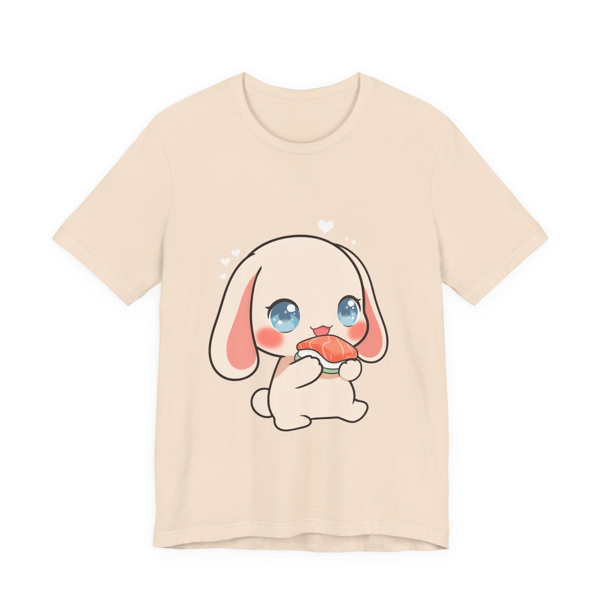 Kawaii Sushi Bunny T-Shirt for Cute Foodie Fans