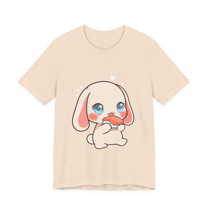 Kawaii Sushi Bunny T-Shirt for Cute Foodie Fans