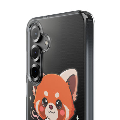 Kawaii Red Panda Phone Case with Latte
