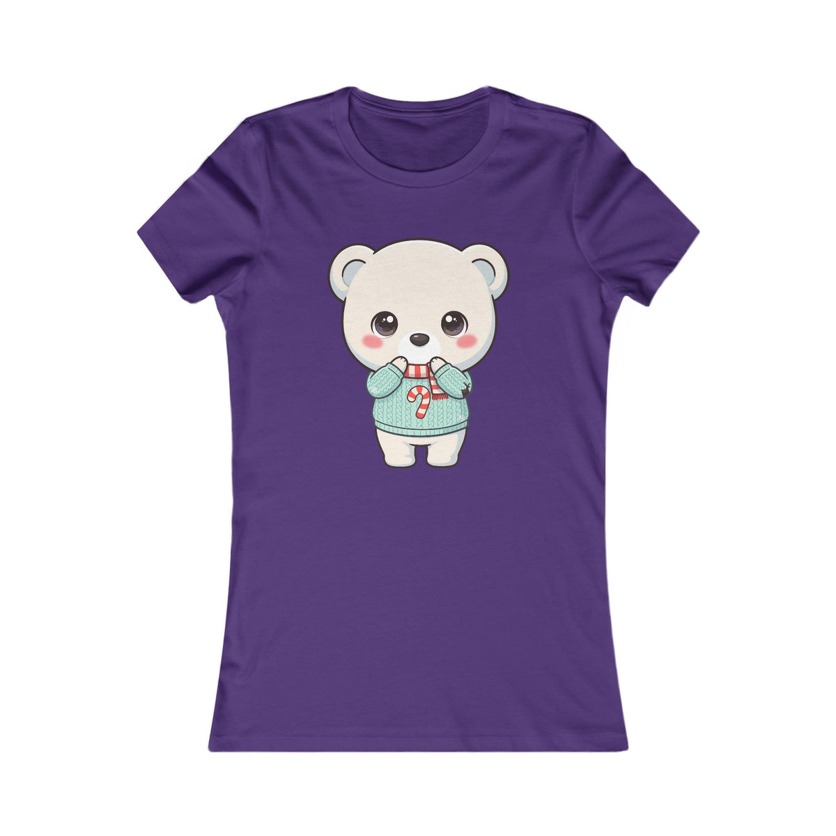 Kawaii Christmas Polar Bear Women's Tee