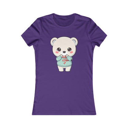 Kawaii Christmas Polar Bear Women's Tee