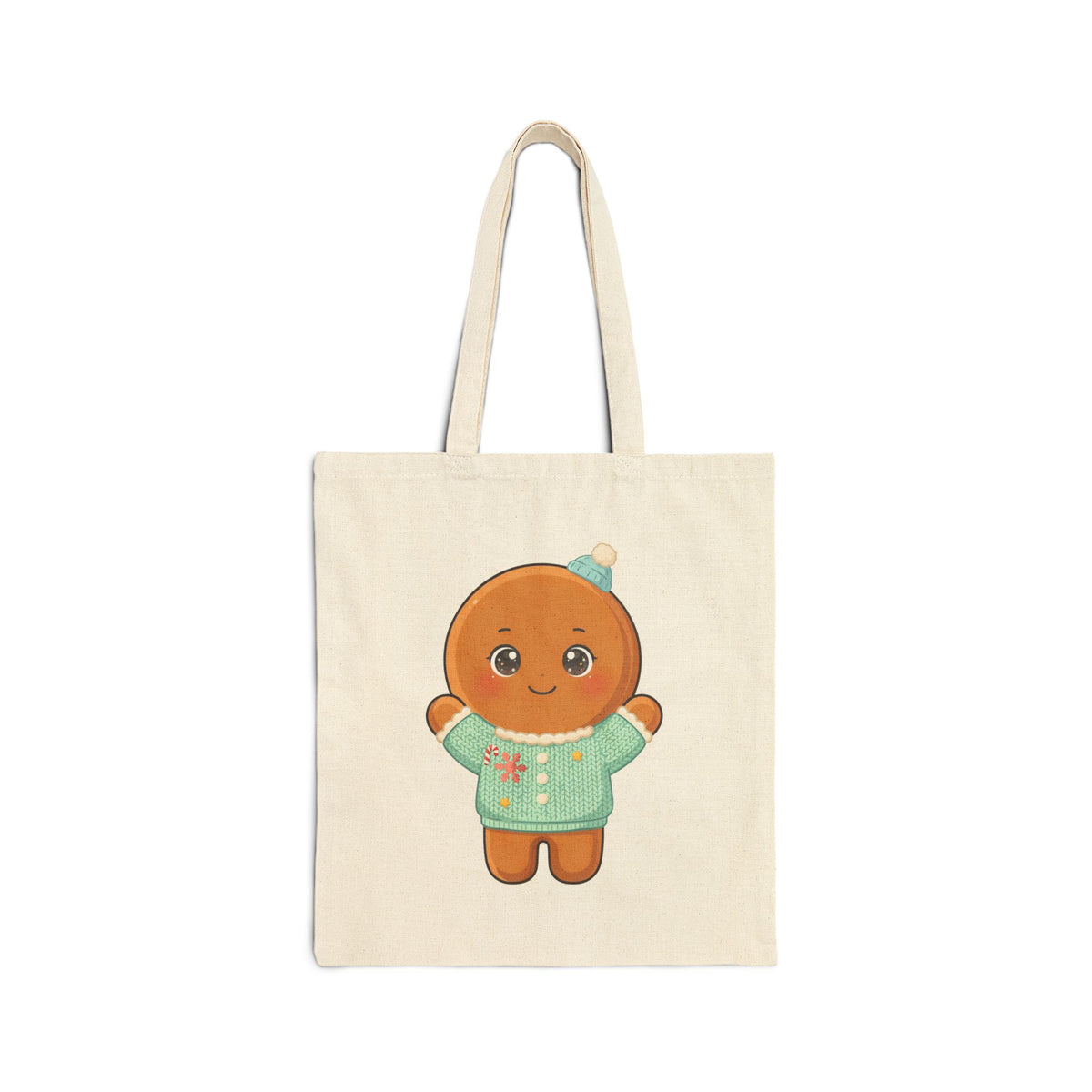 Christmas Gingerbread Tote Bag for Kawaii Holiday Gifts