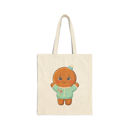 Christmas Gingerbread Tote Bag for Kawaii Holiday Gifts