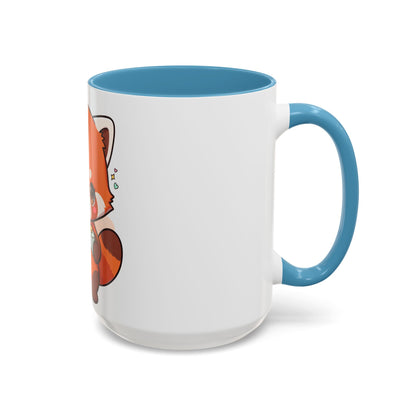 Red Panda Gamer Accent Coffee Mug for Cozy Desk Setups