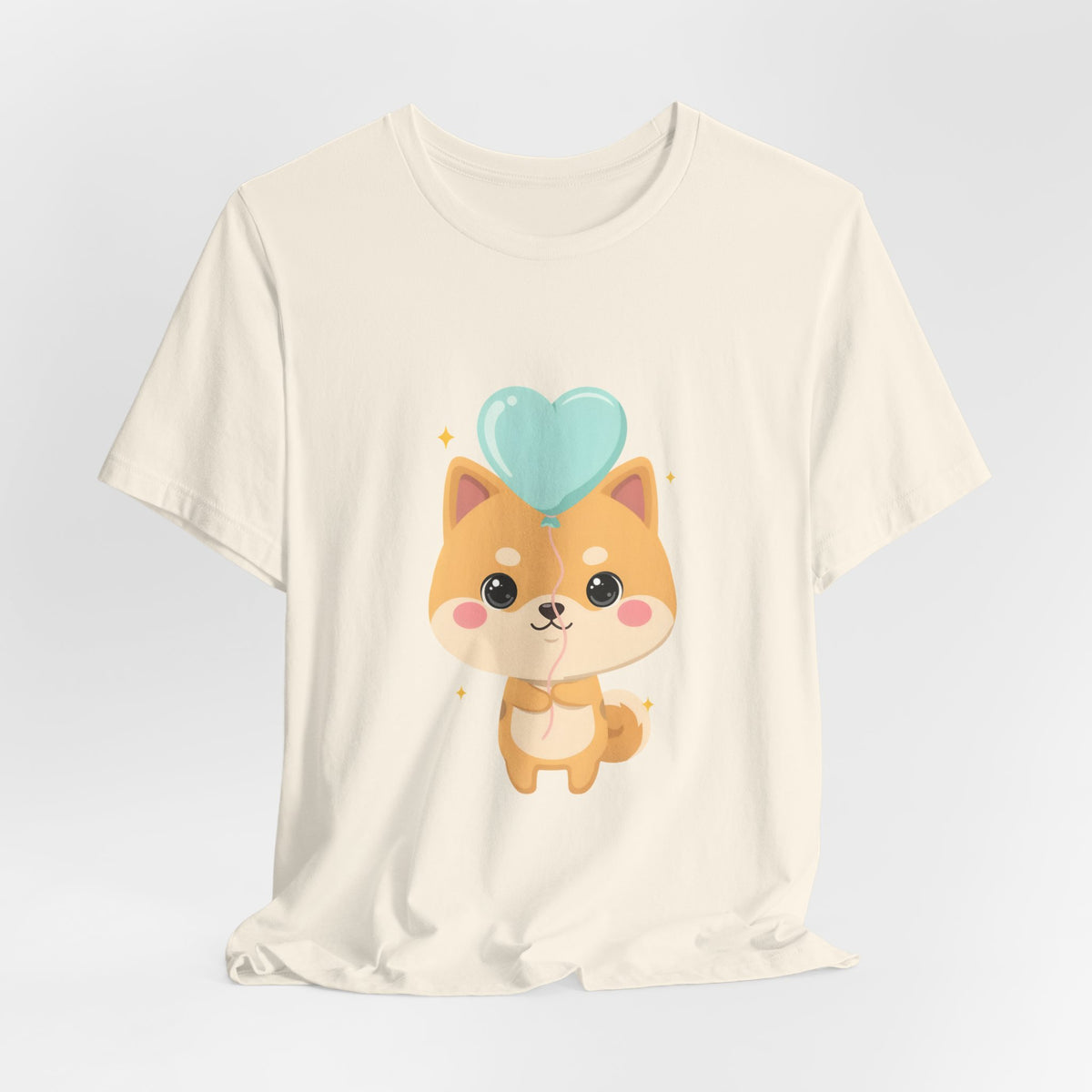 Kawaii Shiba Inu T-Shirt, Cute Balloon Dog Gift