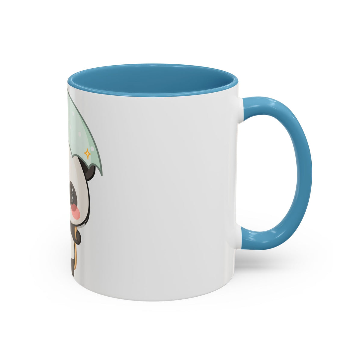Cute Panda Accent Coffee Mug for Rainy Day Sips