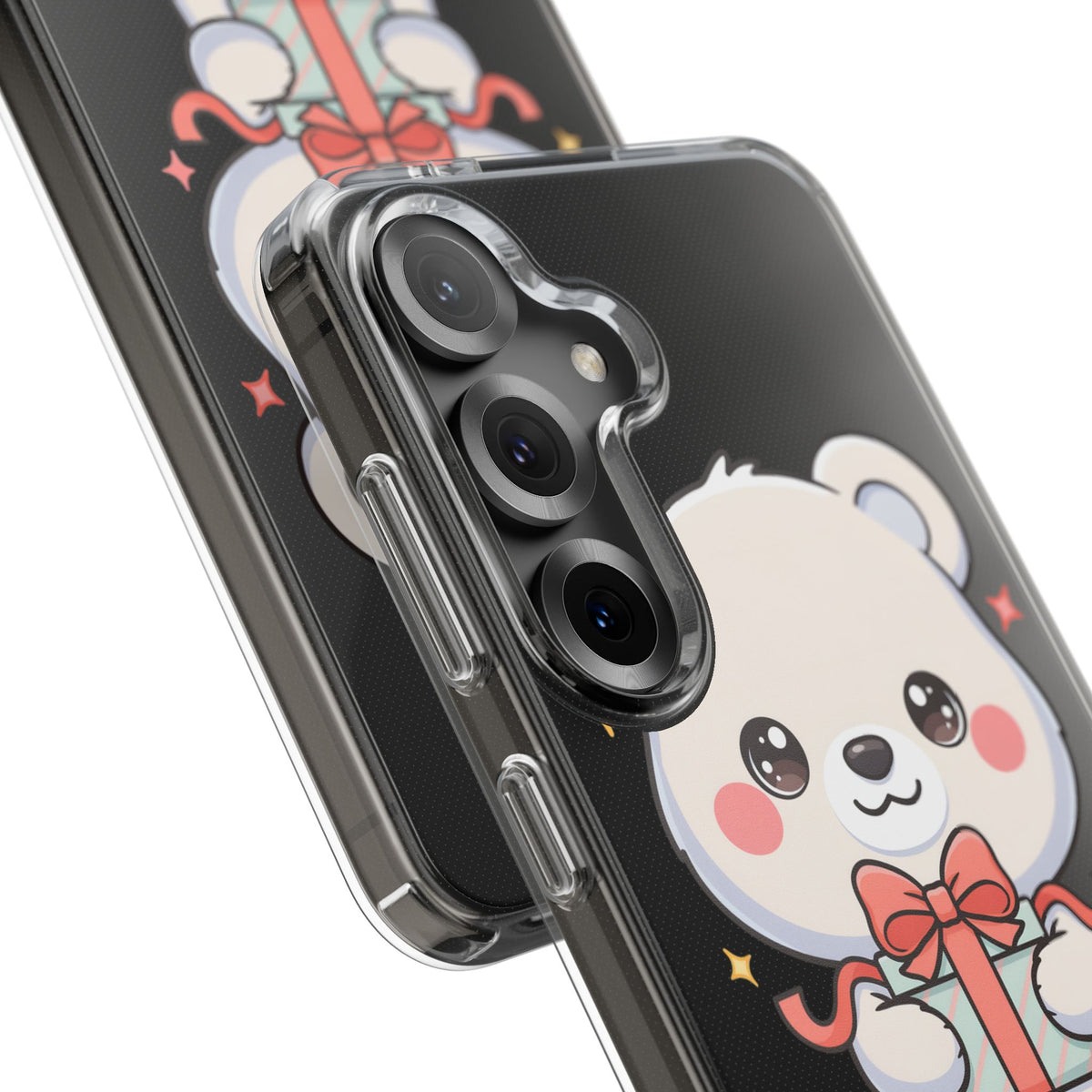 Kawaii Polar Bear Gift Phone Case for Holiday Gifting