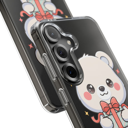 Kawaii Polar Bear Gift Phone Case for Holiday Gifting