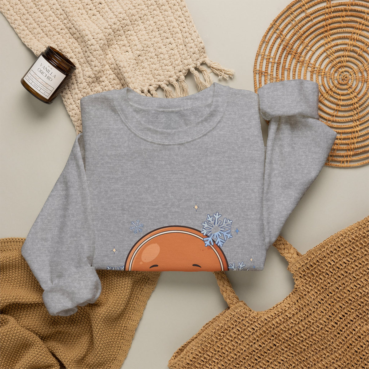 Kawaii Gingerbread Sweatshirt – Cute Winter Crewneck