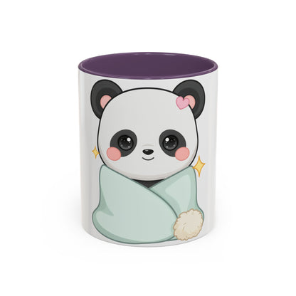 Kawaii Panda Accent Coffee Mug for Cozy Moments