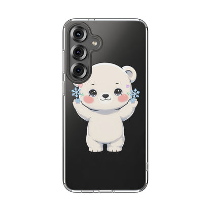 Kawaii Polar Bear Phone Case for a Cozy Winter Gift
