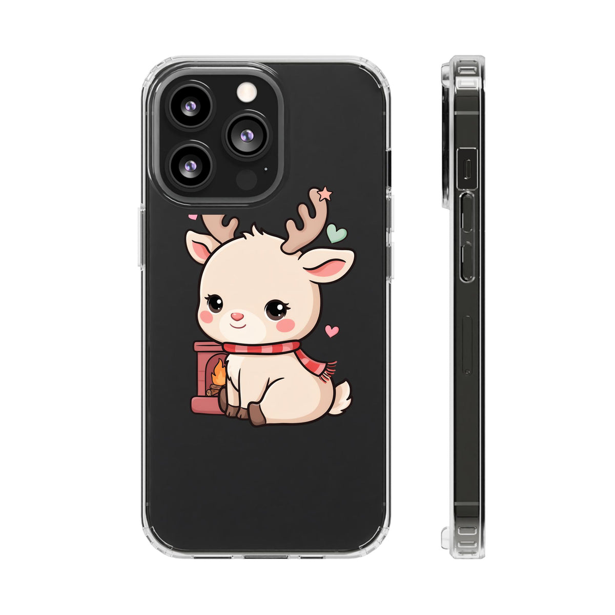 Kawaii Reindeer Phone Case for Cozy Holiday Cheer