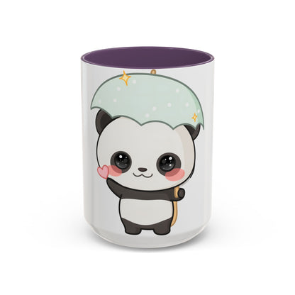 Cute Panda Accent Coffee Mug for Rainy Day Sips