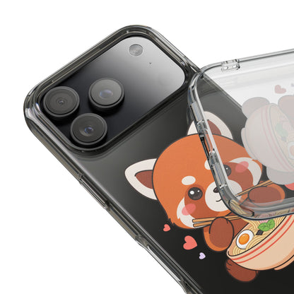 Red Panda Ramen Phone Case – Kawaii Food Lover Gift