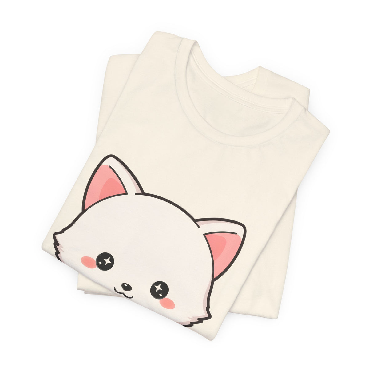 Christmas Fox T-Shirt, Cute Mistletoe Kawaii Tee