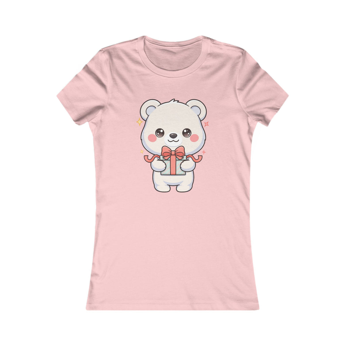 Kawaii Polar Bear Gift T-Shirt for Cute Winter Style
