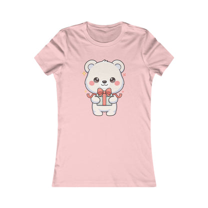 Kawaii Polar Bear Gift T-Shirt for Cute Winter Style