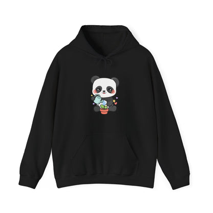 Kawaii Panda Hoodie, Cute Plant Lover Gift