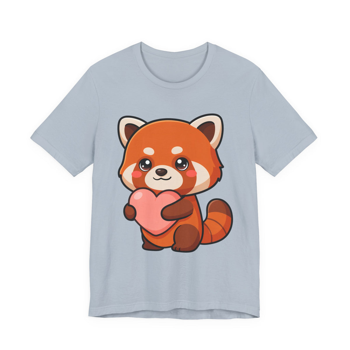 Kawaii Red Panda T-Shirt: Big Heart, Cozy Vibes