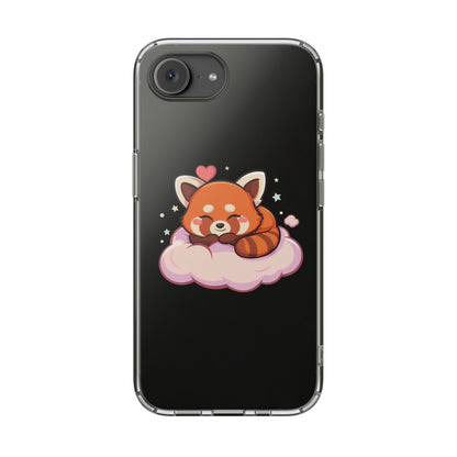 Cute Red Panda Phone Case, Dreamy Kawaii Cloud Art
