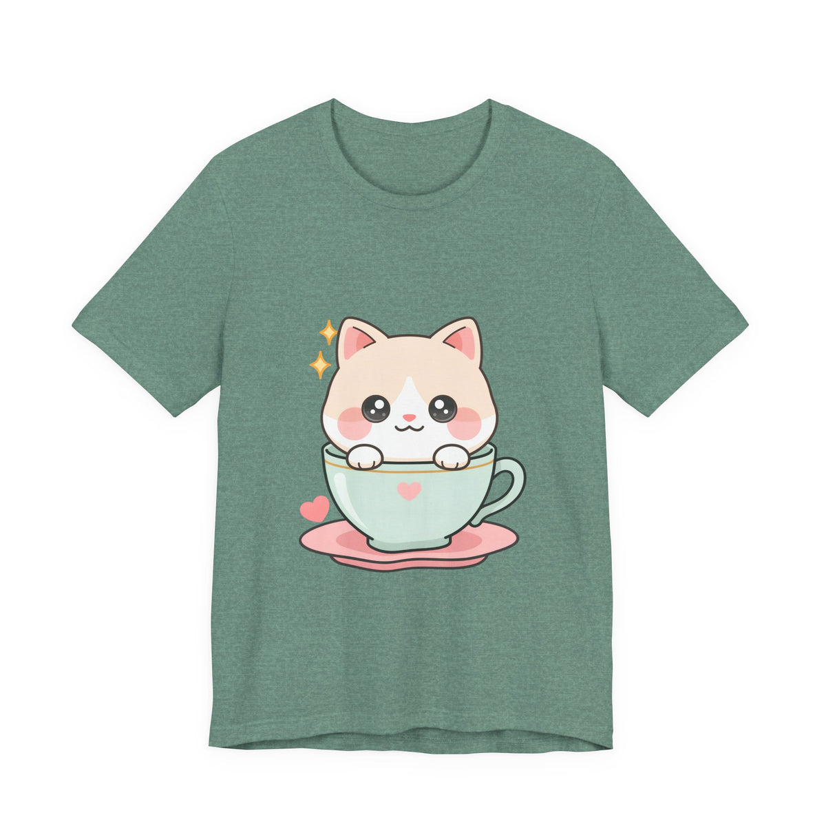 Kawaii Cat T-Shirt for Cute Cat and Chibi Art Fans