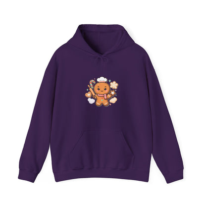 Kawaii Gingerbread Hoodie for Christmas Cookie Baking