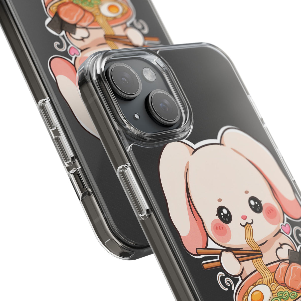 Kawaii Ramen Bunny Clear Impact-Resistant Case