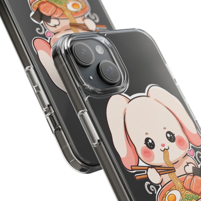 Kawaii Ramen Bunny Clear Impact-Resistant Case