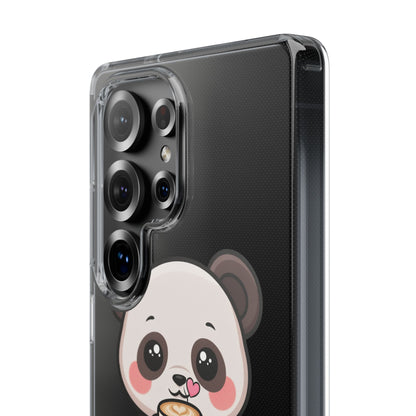 Kawaii Panda Latte Clear Impact-Resistant Case