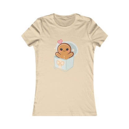 Kawaii Gingerbread Man T-Shirt in a Gift Box