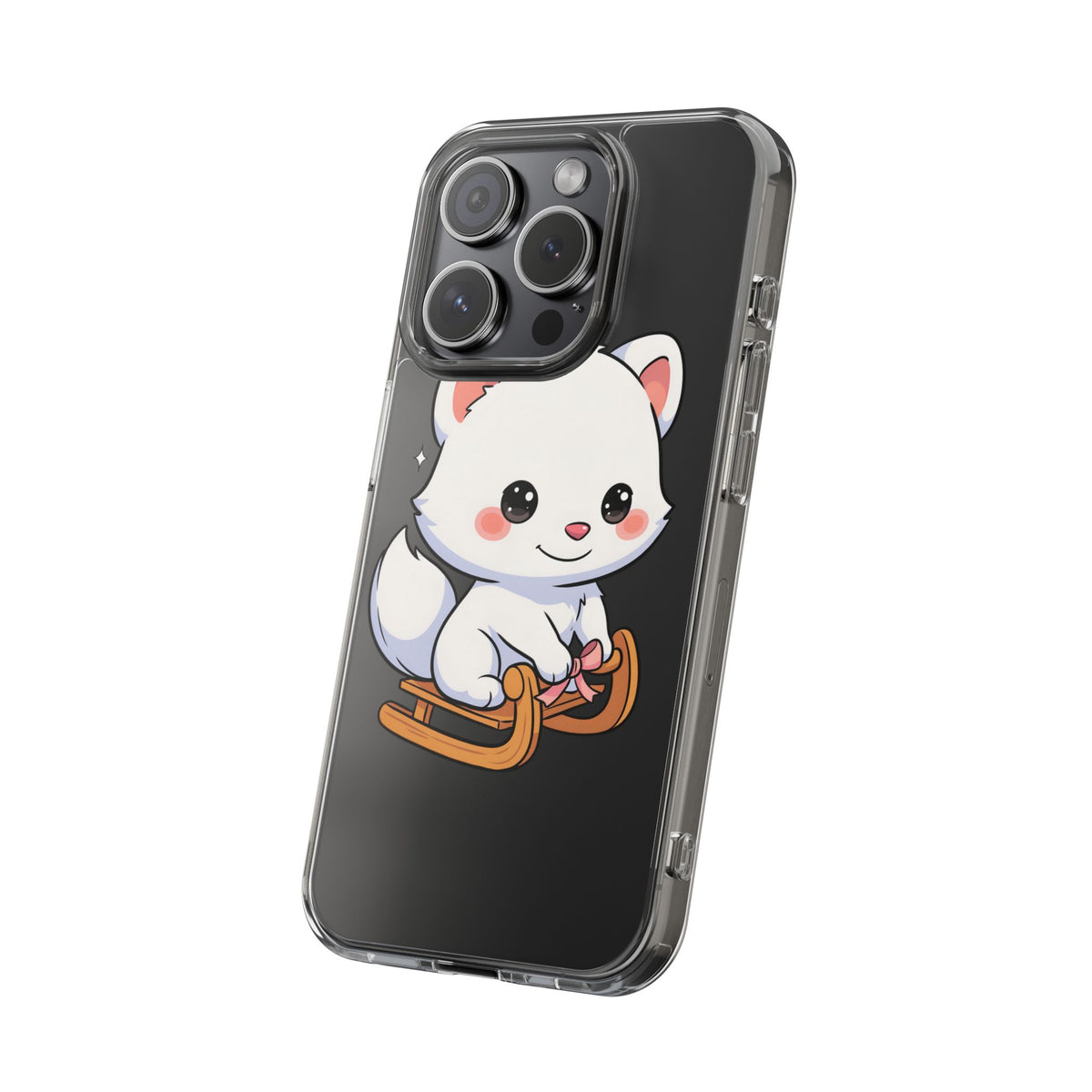 Kawaii Arctic Fox Phone Case for Cute Animal Lovers