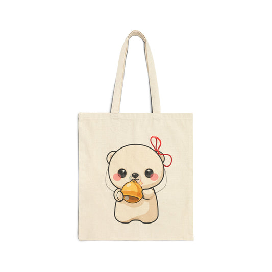 Kawaii Polar Bear Tote Bag for a Little Everyday Joy