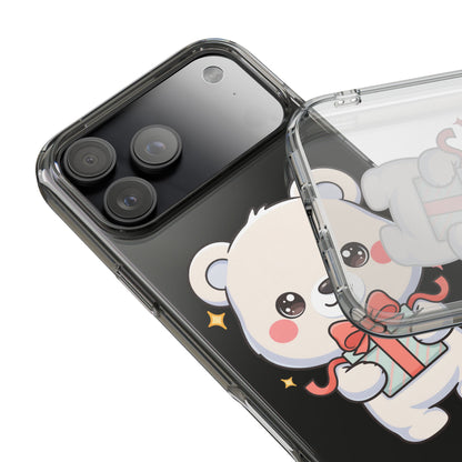 Kawaii Polar Bear Gift Phone Case for Holiday Gifting