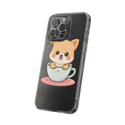 Kawaii Shiba Inu Phone Case – Cute Puppy in a Teacup