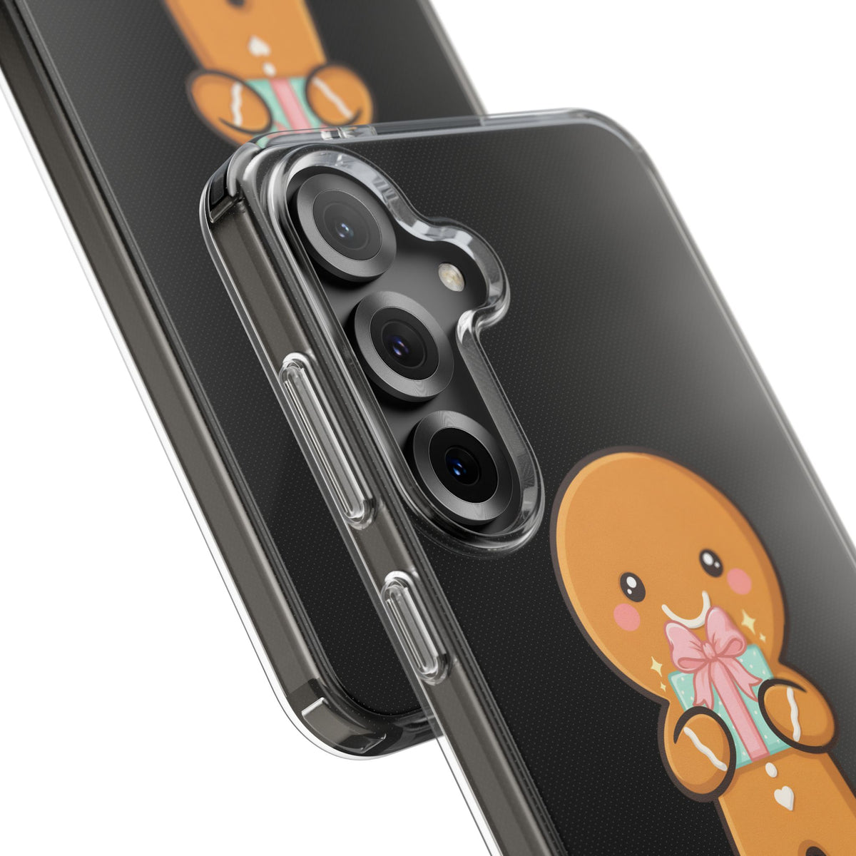 Gingerbread Man Phone Case, Cute Holiday Gift Design