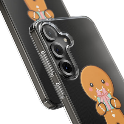 Gingerbread Man Phone Case, Cute Holiday Gift Design
