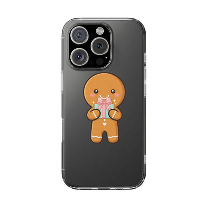Gingerbread Man Phone Case, Cute Holiday Gift Design