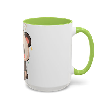 Kawaii Panda Reading Mug, Cute Book Lover Coffee Cup