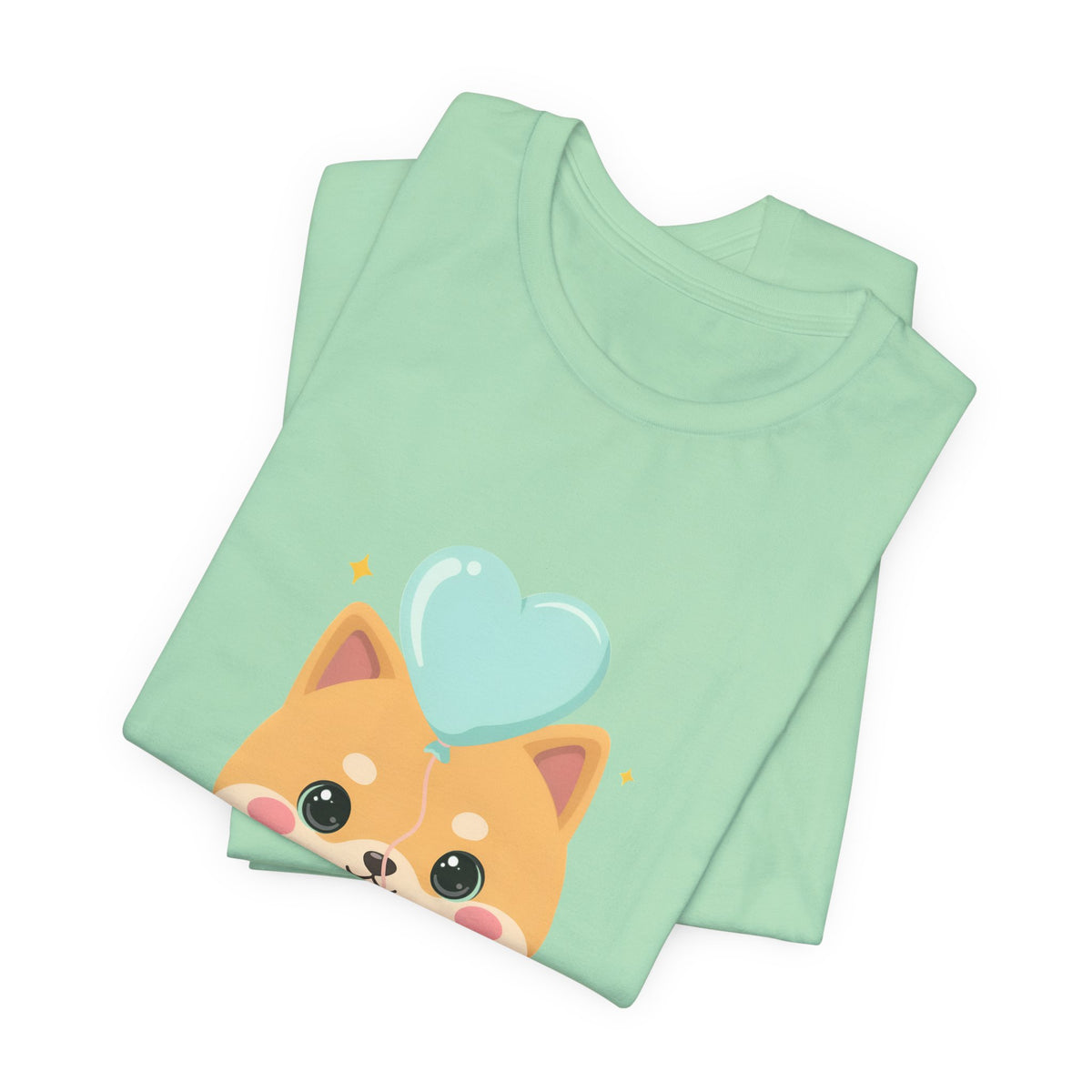 Kawaii Shiba Inu T-Shirt, Cute Balloon Dog Gift