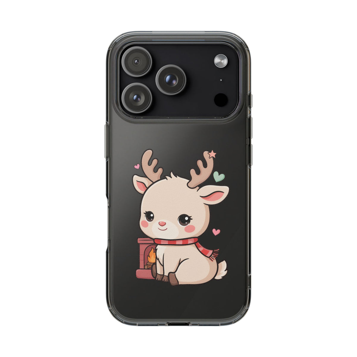 Kawaii Reindeer Phone Case for Cozy Holiday Cheer