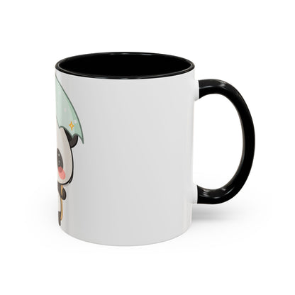 Cute Panda Accent Coffee Mug for Rainy Day Sips