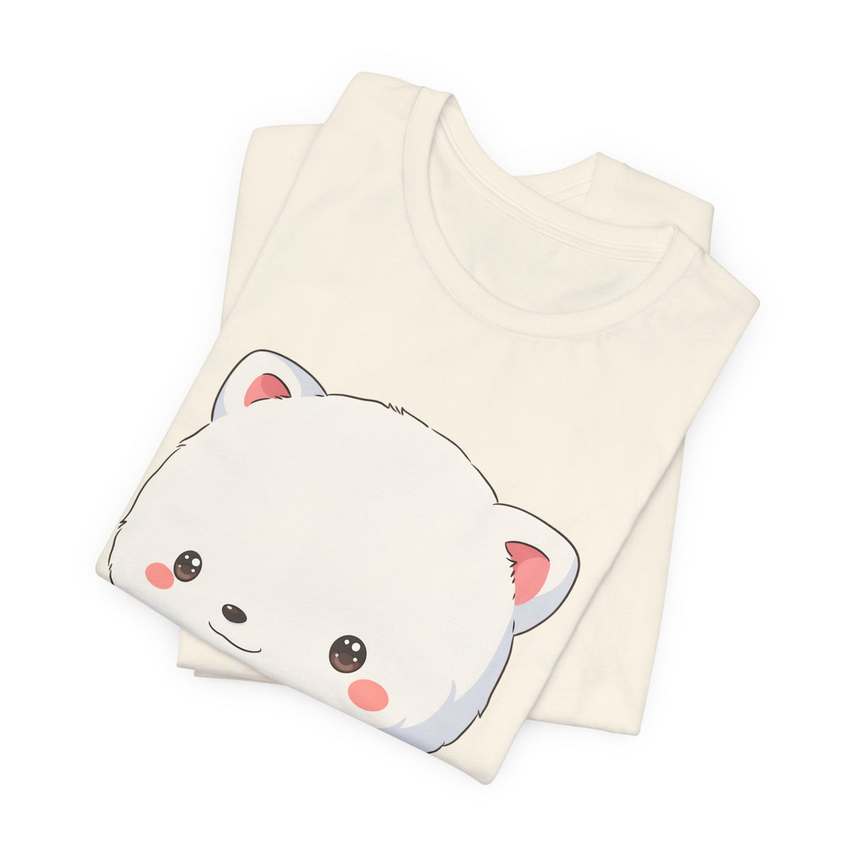 Kawaii Arctic Fox Christmas Tee for Cute Holiday Fans